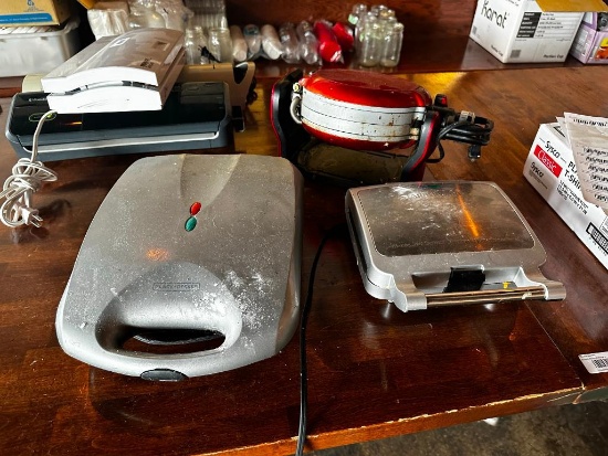 Waffle Makers, Residential Grade, No Tested