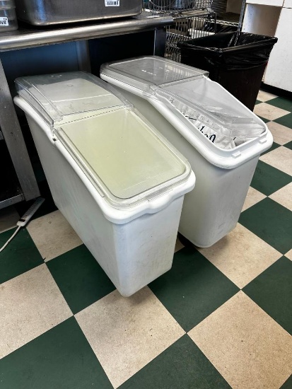 2 Mobile Ingredient Bins