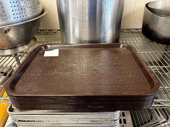 10 Carlisle NCT 1216 Cafeteria Trays, 12in x 16in