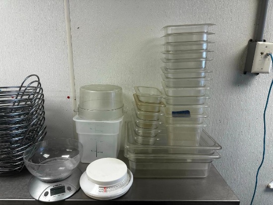 2 Kitchen Scales, Some Random Food Pans
