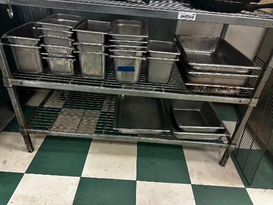Group of Steam Pans, Various Sizes