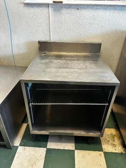 Stainless Steel NSF Worktop Cabinet or Equipment Stand 30in x 29in x 32-1/2in H
