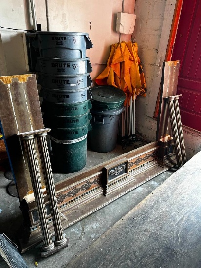 Antique Back Bar, See Images for Measurements and Details