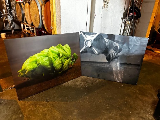 Stretched Canvas Prints Hops, Faucet