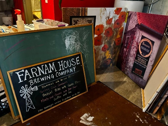 2 Chalk Menu Boards