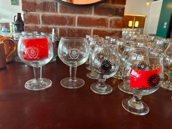 11 Farnam House Brewing Glasses