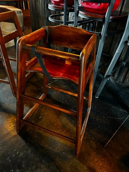 Wood High Chair