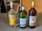3 Sealed 1 Liter Bottles of Liquor, Cruzan Mango Rum, Tanqueray Dry Gin, Captain Morgan Spiced Rum
