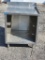 New Stainless Steel Glass Rack Cabinet w/Drain, 24in x 21in x 30in - Scratch and Dent