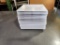Lot of 18 - 8in Melemine Square White Plates