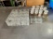 Group of High Quality Pepper and Salt Grinders or Mills and HD Glass Candle Holders
