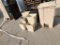 Group of Rubbermaid Trash Cans, 4 Styles