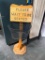 Wooden Please Be Seated Sign & Pedestal w/ Basket for Menus (Sign on Both Sides)