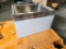 New Stainless Steel 25.5in x 19.5in x 16in Stainless Steel Drop-In Mop Sink, Scratch & Dent