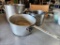 2 Stock Pots, 1 Sauce Pot, No Lids, (1 12qt SS Tramontina Stock Pot)