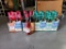 12 Various Bottles, Barefoot Wines Watermelon/Strawberry, Honeysuckle & Peach, Small Bottles