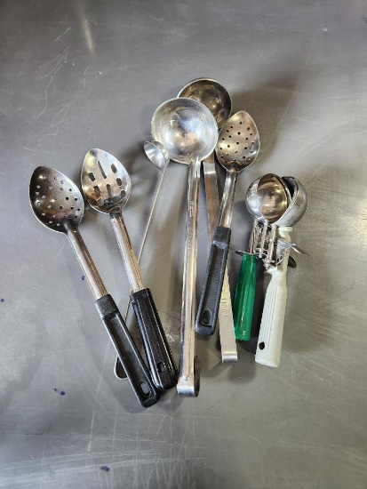 Group of Scoops, Serving Spoons, Ladles