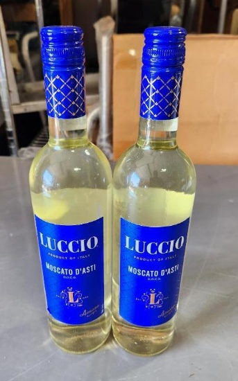 2 Sealed Bottles, Luccio Moscato D'Asti, 750ml