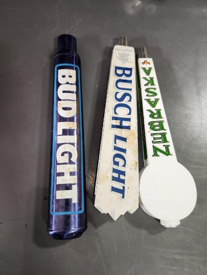 Lot of 3 Beer Tap Handles