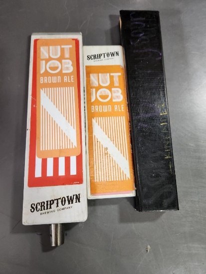 Lot of 3 Beer Tap Handles