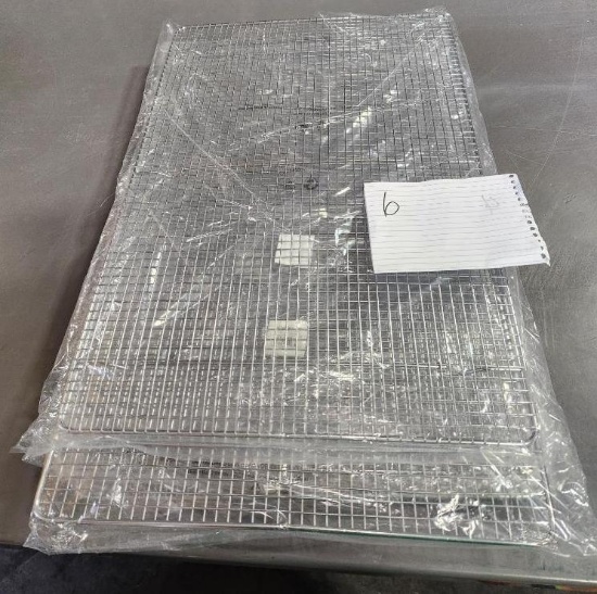Lot of 6 New Choice Cooling Racks, Full-Size, 16.5in x 24.5in