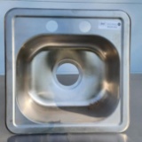 New BK Resources NSF MN: BK-DIS-1515 Stainless Steel Drop-In Sink