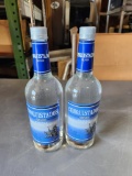 2 Sealed 1 Liter Bottles Conquistador Silver Tequila