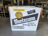 Full Case, 6 Bottles, 1.75 Liter Montezuma Gold Tequila, Shatterproof Bottles