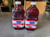 2 Sealed Jugs Ocean Spray Cranberry Juice, 60oz Bottles