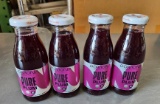 4 Sealed Bottles Pomona Pure Plum Juice, Organic, Approx. 12-16oz ea