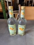 2 Sealed 1 Liter Bottles, Gionelli Triple Sec