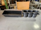 Condiment Fruit Tray and 2 Bottle Trays