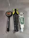 Lot of 3 Beer Tap Handles