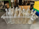 Large Group of Glass Swing Top Bottles