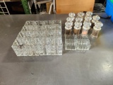Group of High Quality Pepper and Salt Grinders or Mills and HD Glass Candle Holders