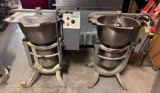 Hobart HCM450 - 45 Quart Cutter Mixer w/ Stainless Steel Tilting Bowl w/ 5HP Motor, 230v/3ph