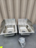 Lot of 2 New John Boos PB-DISINK101405-SSLR Drop-In Sinks