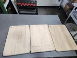 Lot of 3 Wood Cutting Boards