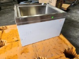 New Stainless Steel 25.5in x 19.5in x 16in Stainless Steel Drop-In Mop Sink, Scratch & Dent