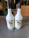Lot of 2, Sealed 1 Liter Bottles, Malibu Rum