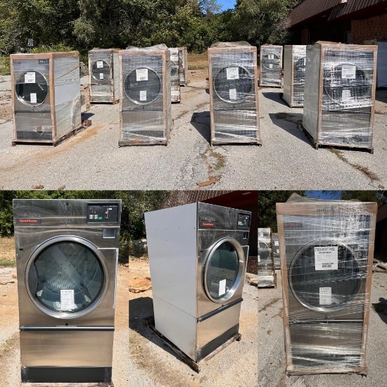 12 New Speed Queen Commercial Clothes Dryers Omaha