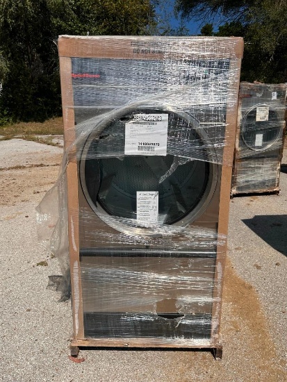 New Speed Queen 55lb Commercial Coin-Op Dryer Model: ST055NBCB2G2N03 SN: 1410049679