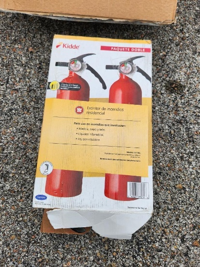KIDDE Fire Extinguishers, Qty 2