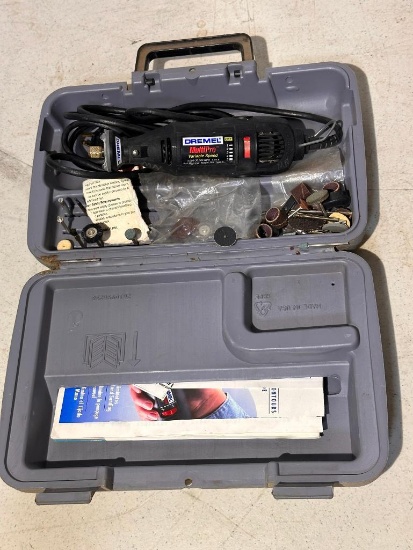 Electric Multi-Pro Variable Speed Dremel Tool w/ Accessories, Manual and Case