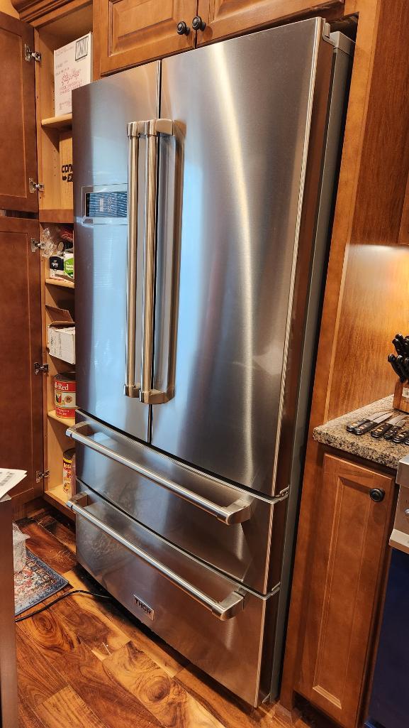 Thor Kitchen 36 Professional French Door Refrigerator with Freezer Drawers  in Stainless Steel