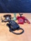 Four Retro and Vintage Telephones, Dial Phones