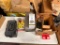 Table of Items, Golf Balls, Tube Amps, Light Bulb, Tool Box, Speakers, Misc.