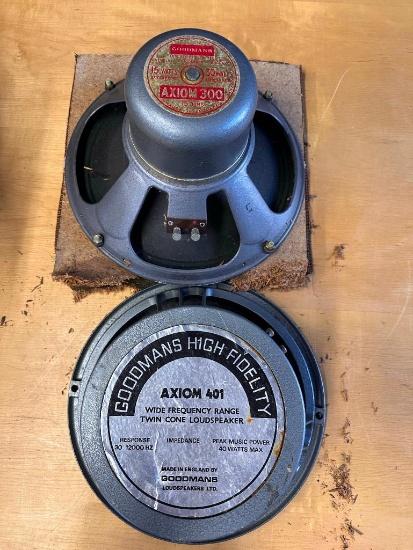 Pair of Goodmans of England Speakers, Axiom 401, Axiom 300