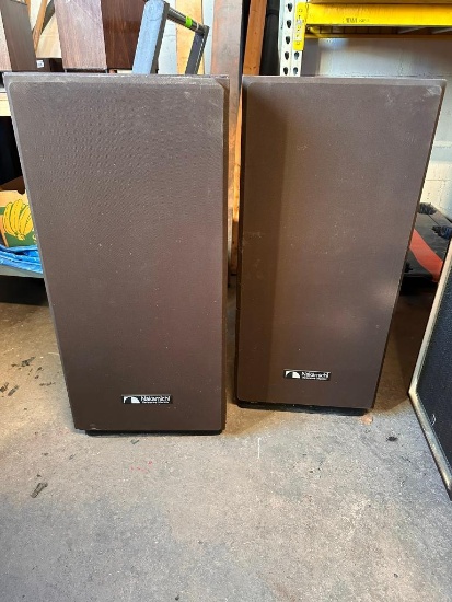 Vintage Speakers: Nakamichi Research Co. Slimline 16ohm 8va Japan