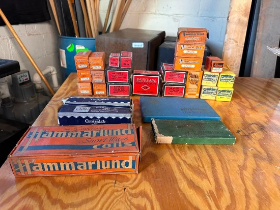 NOS NIB Vintage Radio Accessories, See Images for Details, Coils, Capacitors, Switches